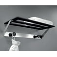 thumbnail image 1 of Natura Towel Shelf - Chrome/Black Wood, 1 of 1