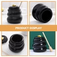 thumbnail image 5 of HEMOTON Cute Black Ceramic Honey Jar with Lid Dipper for Kitchen Storage and Decor  Small Size, 5 of 8
