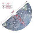 thumbnail image 3 of Sikiie Watercolor Winter Landscape For Christmas 30-48 inches {designName} Print Christmas Tree Skirt Snowman Xmas Tree Skirt with Edge Christmas Decorations for Holiday Party36", 3 of 7