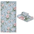 thumbnail image 6 of Coolnut 3 PCS Towel Roses and Peonies Cotton Bath Towel Set (1 Bath Towel, 1 Hand Towel, 1 Washcloth) for Bathroom, Super Soft and Quick Dry Towels, 6 of 6