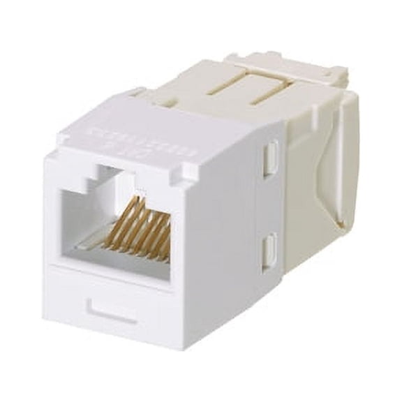 Panduit CJ688TGWH Mini-Com TX6 Plus Giga-Channel Cat6 Jack, White, Box of 50