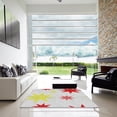 thumbnail image 7 of Ahgly Company Machine Washable Indoor Square Transitional Light Gen Rod Yellow Beige Area Rugs, 5' Square, 7 of 7