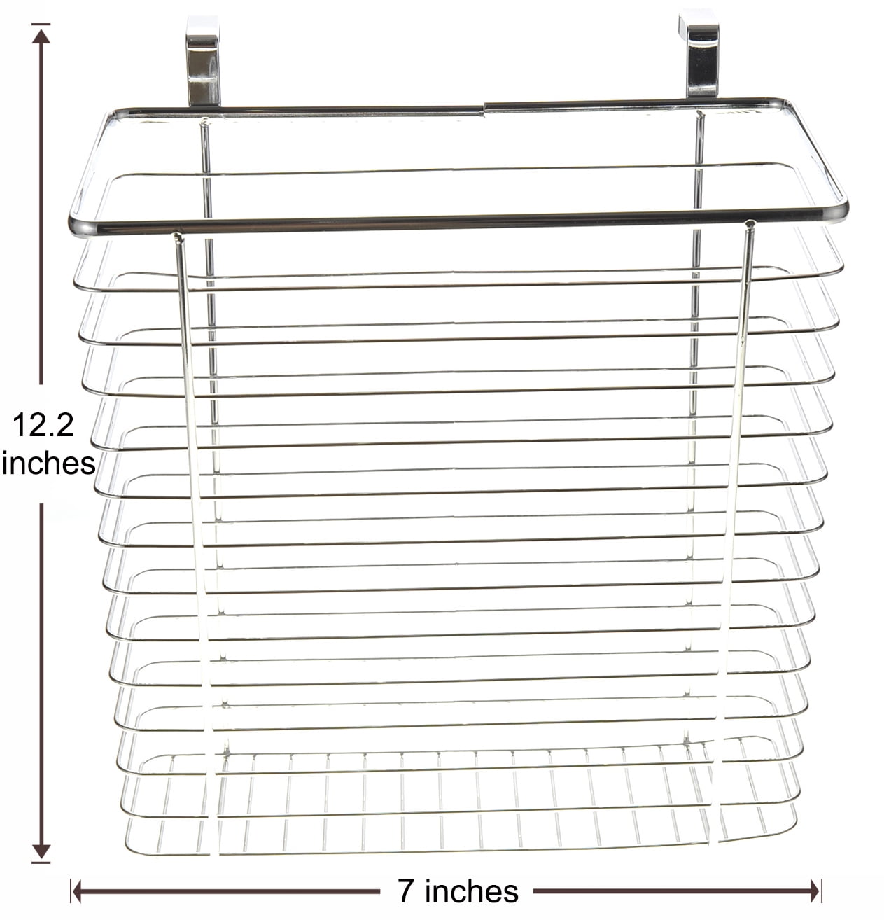 Cabinet Wastebasket/Storage Basket (Chrome) Toy or Gift