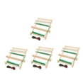 thumbnail image 4 of DECOMELODY Knitting Loom Wooden Portable Diy Weaving Tool For Handmade Items 4Set 8.3x6.5x0.6In, 4 of 8