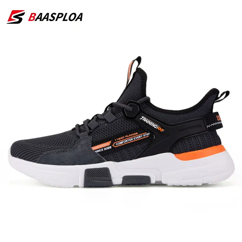 Baasploa New Men's Sneaker Lightweight Walking Shoes, Comfortable Mesh