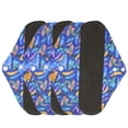 thumbnail image 4 of Compresas sanitarias femeninas lavables y reutilizables con fuerte absorción de agua, 5 uds., # G46, 4 of 12