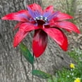 thumbnail image 2 of Decorative Garden Stakes Outdoor Decor Metal Flower Garden Decorations 3D Metal Yard Art Outdoor Lawn Pathway Patio Ornaments, 2 of 6