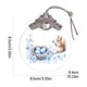 thumbnail image 2 of Uuiauoio Glass Easter Ornament 2D Flat Pendant with Bunny Egg Designs for Tree Gift Basket Filler Holiday Party Decorations Keepsake, 2 of 5