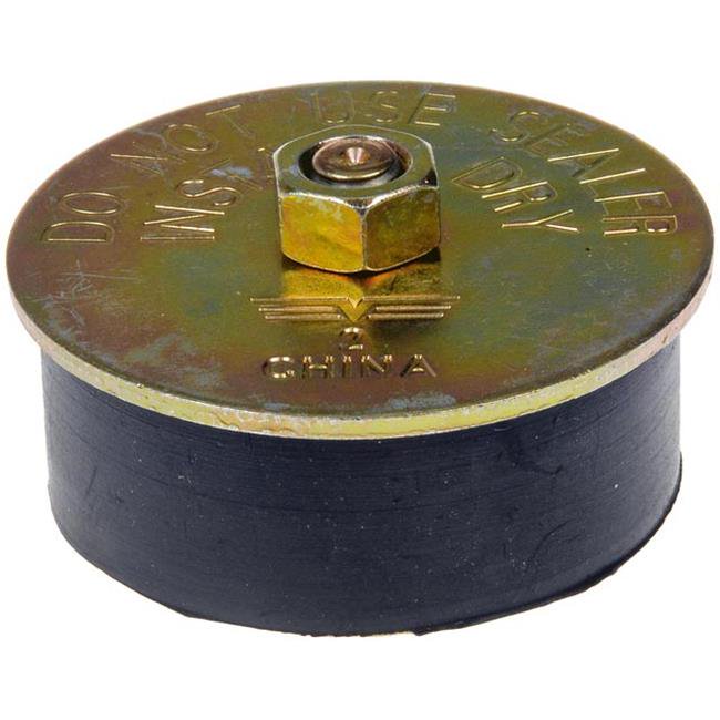 Dorman D1802607 2 in. Rubber Expansion Plug E T, Rubber