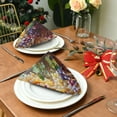 thumbnail image 3 of BZSMCE Satin Native Fab Cotton Dinner Napkin Grapes Pattern Reusable, 3 of 8