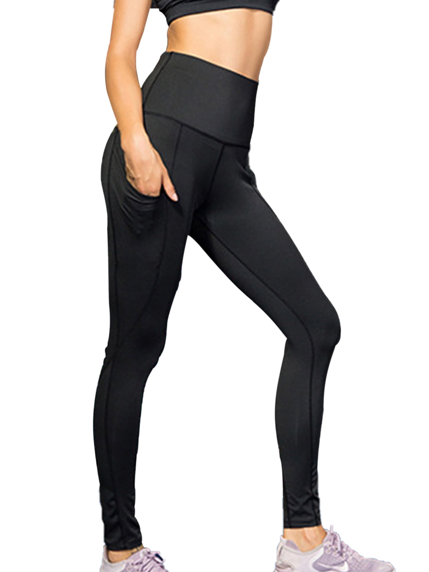 HSJOTT Womens High Waisted Yoga Pants Glasses Comfy Sports Leggings
