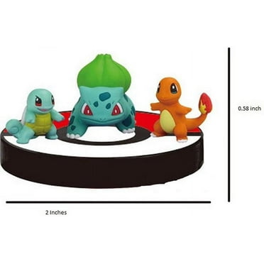 1/40 Scale Pokemon XY Zukan Figures 01 - Squirtle, Venusaur, Charmander