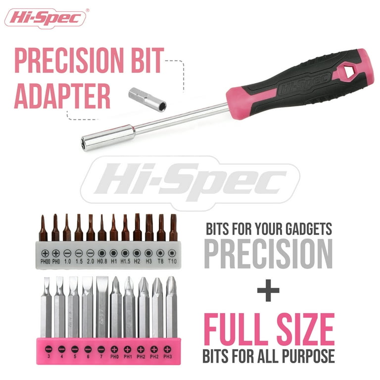 Hi Spec 58pc 8V USB Rechargeable Tool Set Cordless Drill Screwdriver with Storage Case Walmart