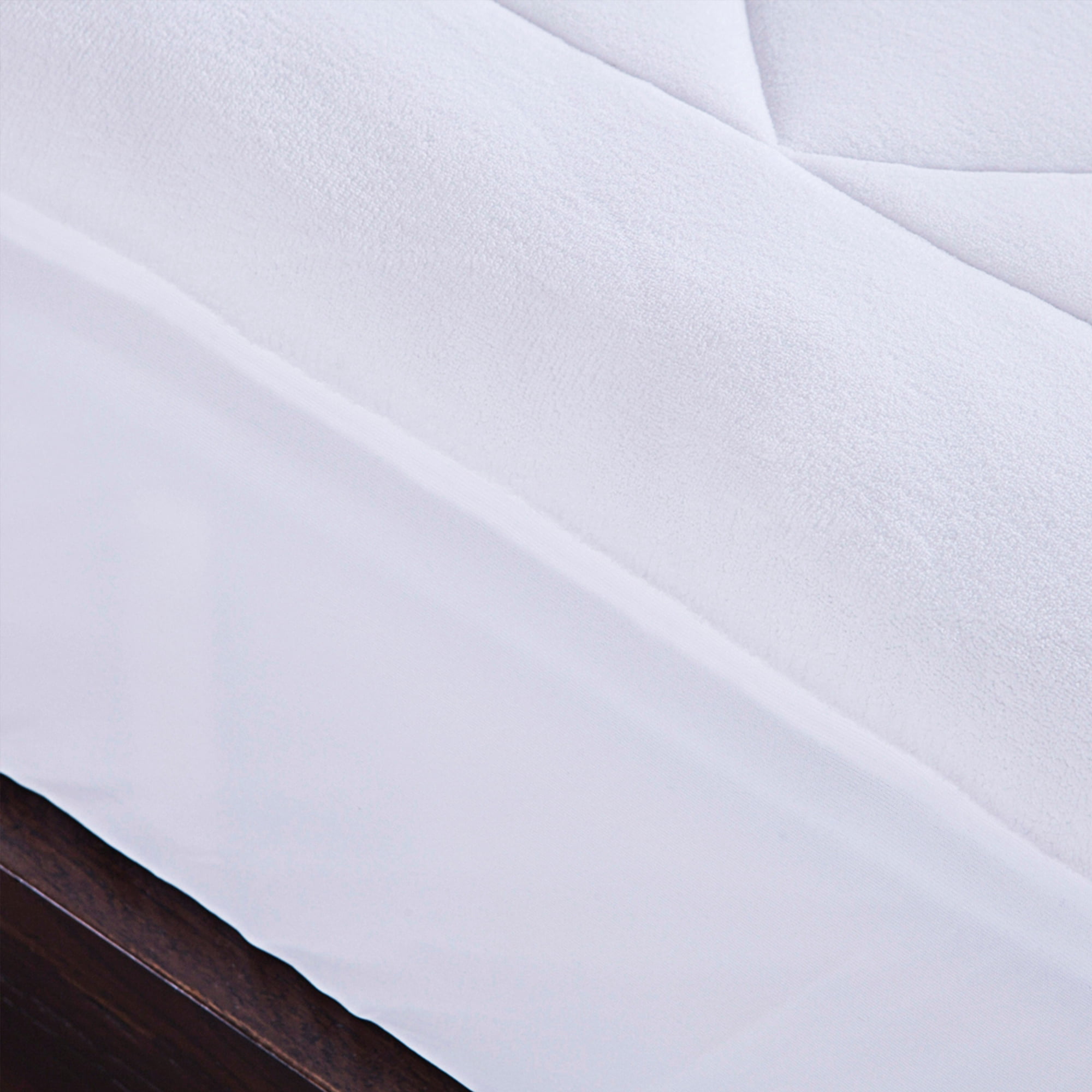 Puredown Down Alternative Mattress Pad/Topper, Coral Fleece Top, King