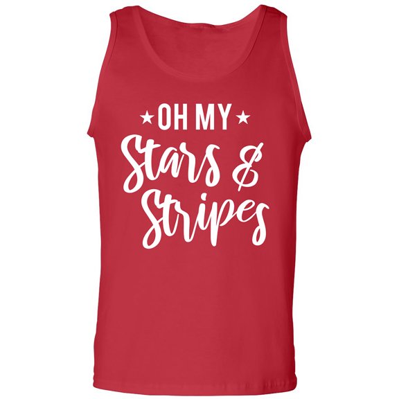 Oh My Stars & Stripes Adult Tank Top