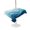 Teal, Blue, White, variant on Outdoor Tablecloth with Umbrella Hole for Patio/Picnic/Party/Camping, Sage Green Ombre Waterproof Table Cloth Square Cover Washable, Summer Beach Ocean Waves Coastal (54"x 54")