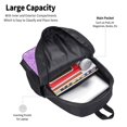 thumbnail image 3 of Fotbe Lilac Glittering Mochila para Hombre y Mujer - Tela Oxford 600D Resistente - Mochila Impermeable de Gran Capacidad para Escuela, Viajes y Senderismo, 3 of 6