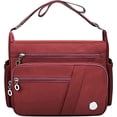 thumbnail image 1 of Bolsos cruzados para mujer, de nailon, grande, convertible, bolso cruzado para teléfono, bolso de lona para mujeres y niñas ER, 1 of 7