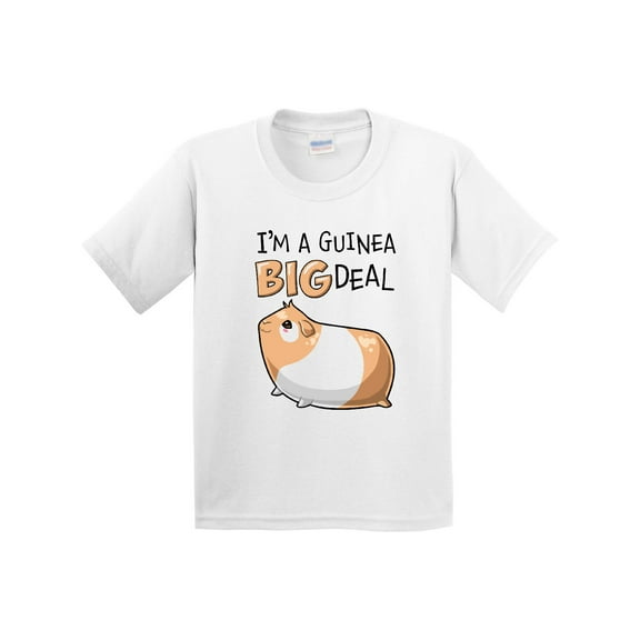 Inktastic I'm a Guinea Big Deal with Cute Guinea Pig Youth T-Shirt