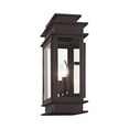 thumbnail image 3 of Livex Lighting Princeton 2 Light Outdoor Wall Lantern in Bronze, 3 of 9