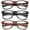 3 Packs -Vision Bifocal-Black, Brown & Tortoise, variant on 3 Pack Oversize Big Frame Reading Glasses Style Comfortable Stylish Simple Reading Glasses, Black, Brown, Tortoise +1.75