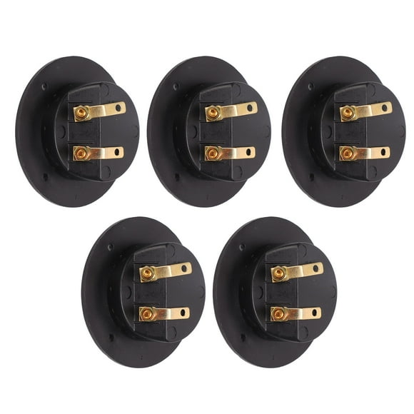 Subwoofer Box Terminal, Easy Connection 2 Way Speaker Box Double Binding Posts For Car RV Boat