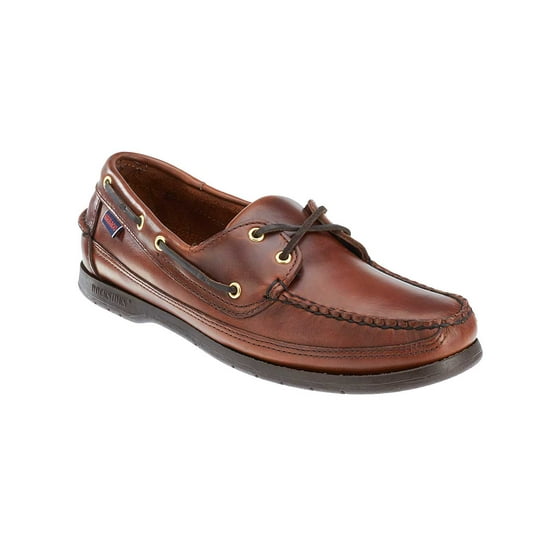 Sebago - Sebago Mens Schooner Boat Shoes in Brown Oiled Waxy - Walmart.com
