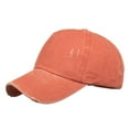 thumbnail image 2 of DOPI Stylish Hats Unisex Men Women Solid Color Sun Hat Adjustable Baseball Cap Hip Hop Hat, 2 of 5