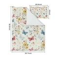 thumbnail image 5 of Flower and Butterfly Duvet Cover and Pillowcase Set for Single Bedding, Bedroom Accessories for Kids Teens, 5 of 5