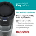 thumbnail image 6 of Honeywell 1.7 gal 500 sq ft Top Fill Cool Moisture Humidifier, Black, HEV615B, 6 of 10