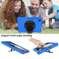 thumbnail image 5 of For Samsung Galaxy Tab A7 Case 10.4-Inch SM-T500 T505 T507, Kickstand Hand Strap Shoulder Strap Rugged Armor Protection Shockproof Case for Samsung Galaxy Tab A7 10.4 2020 Released T500, Blue, 5 of 6