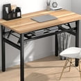 thumbnail image 4 of Frame Simple Long Table Desk Thickened Folding Carbon Design Steel Double Laptop Springs Are More Durable Minimalist Furniture My Lux Decor Round, 4 of 15