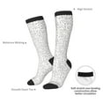 thumbnail image 4 of Rateoe Poodle Dog Pattern Women’s Knee High Crew Socks,Trouser Socks Comfortable, Breathable, Moisture-Wicking and Soft, 4 of 6