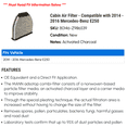 thumbnail image 2 of Cabin Air Filter - Compatible with 2014 - 2016 Mercedes-Benz E250 2015, 2 of 2