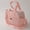 Pink, variant on CayaElegant Pet Bag for Women - Fashionable Teddy Bear Print Carrier | Lightweight & Breathable for Cats/Small Dogs (Shopping, Vet, Outings)