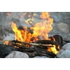 Canvas Print Camping Fire Nature Travel Active Woods Forest Stretched Canvas 10 x 14