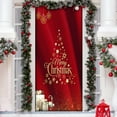 thumbnail image 6 of Christmas Fabric Door Cover Hanging Decoration for Holiday Parties and Winter Celebrations, 6 of 8