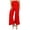 Red, variant on Bimba Womens Rayon Palazzo Pants Back Elastic Waist Full-Length Pajamas