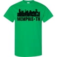 thumbnail image 3 of Inktastic Memphis City Skyline with Grunge T-Shirt, 3 of 5