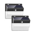 thumbnail image 1 of Luz Solar Al Aire Libre Sensor De Movimiento Luz Jardín Pared Con Detector De Seguridad Al Aire Libre Ip65 Impermeable Para Jardín Pasillo Garaje 206 Led 2 Piezas Advancent HA014127-00, 1 of 6