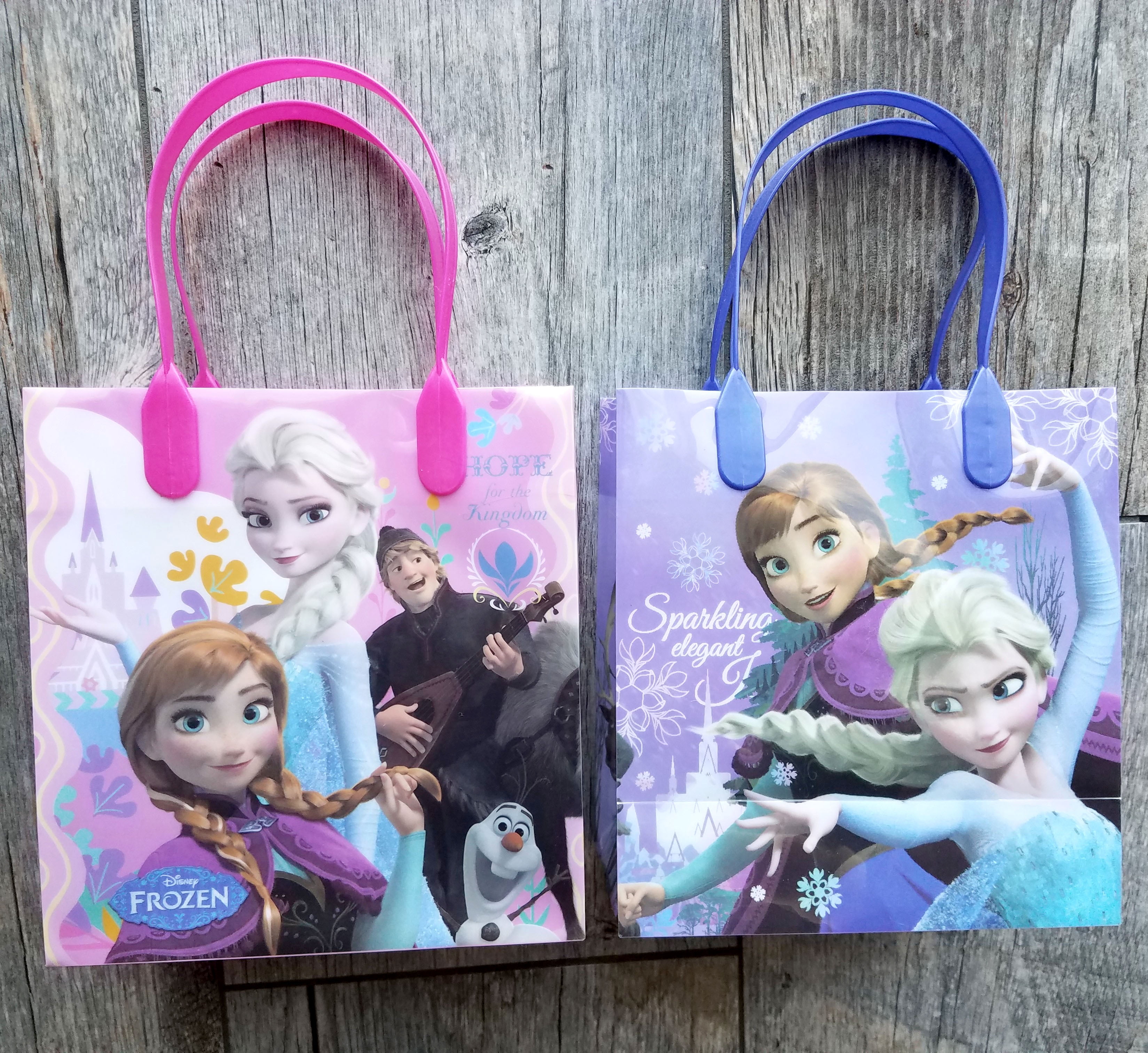 12 Frozen Party Favor Bags Birthday Candy Treat Favors