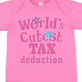 thumbnail image 4 of Inktastic Tax Deduction Worlds Cutest Girls Girls Baby Bodysuit, 4 of 5
