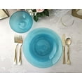 thumbnail image 4 of " OCCASIONS " 240 Plates Pack,(120 Guests) Premium Wedding Party Disposable Plastic Plates Set -120 x 10'' Dinner + 120 x 7'' Salad / Dessert (Belize, Aqua), 4 of 8