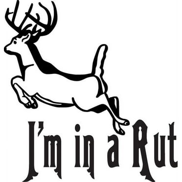 Custom Wall Decal Vinyl Sticker : Deer Running Outdoor Scene Living ...
