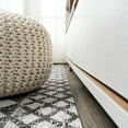thumbnail image 5 of JONATHAN Y JONATHAN  Y Carwa Diamond Tribal Medallion Indoor/Outdoor Area Rug 4 X 6 - Ivory/Black, 5 of 5