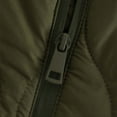 thumbnail image 6 of HNMKIU Women's Quilted Cape Jacket with Loose Cape Overlay for Casual Elegant Outerwear Army Green,S, 6 of 9