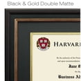 thumbnail image 3 of Excello Global Products 8.5" x 11" with Double Mat Graducation Diploma Certificate with Tassel Holder (Black/Gold) - EGP-HD-0384, 3 of 7