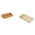 thumbnail image 1 of Elegante Cesta De Frutas Tejida Y Cuenco Para Aperitivos Con Asa. Versátil Plato De Pan Y Bandeja De Postres Para El Comedor, Mesa De Centro, Almacenamiento Para Fiestas., 1 of 8