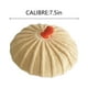thumbnail image 4 of Fiudx Gorro de Calabaza para Bebé, Tejido a Crochet, Acrílico Suave, Ideal para Otoño E Invierno, Ideal para Toda La Familia, Accesorio para Fotos Navideñas, Apto para Bebés de 0 a 4 Años, Tamaño 19, 4 of 7