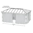 thumbnail image 5 of Palram - Canopia Dallas 6100 12' x 20' Curatin Set, 5 of 6